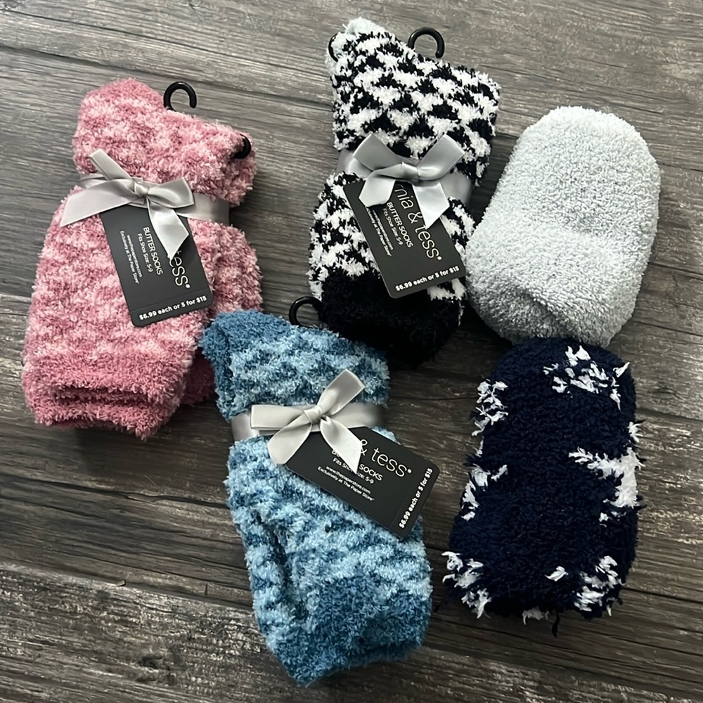 Mia and Tess socks